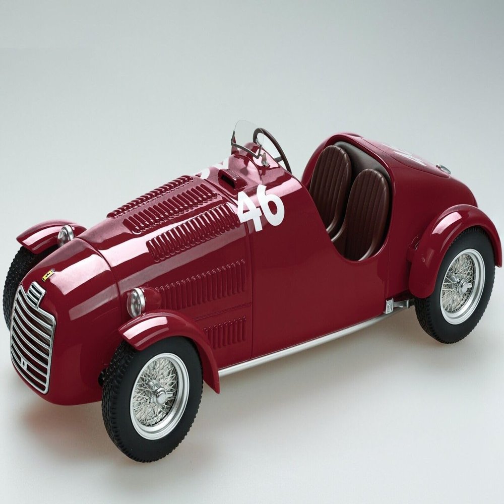 125C #46 Franco Cortese Circuito Vigevano (1947) Limited Edition to 70 Pieces Worldwide Mythos Series 1/18 Model Car by Tecnomodel TM18-297B