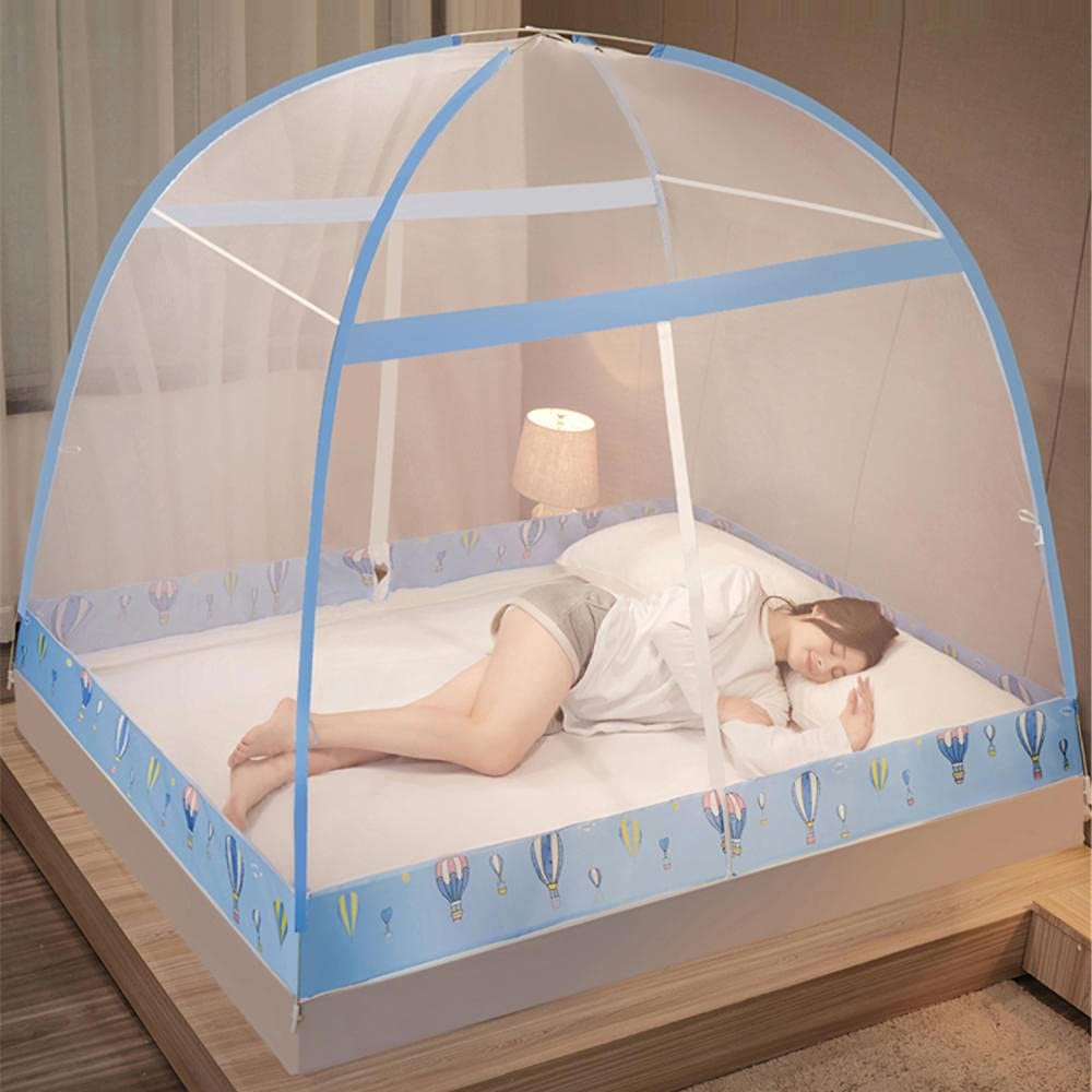Portable Foldable Mosquito Nets Mosquito Mesh Net Mosquito Net for Bed Fine mesh Mosquito Net for Bed Portable Tent Mosquito net-180 * 200cm