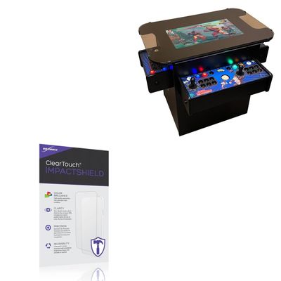 BoxWave Screen Protector Compatible With Dream Arcades 4-Player Dreamcade 2.0 Cocktail Arcade - ClearTouch ImpactShield (2-Pack), Impenetrable Screen Protector Flexible Film