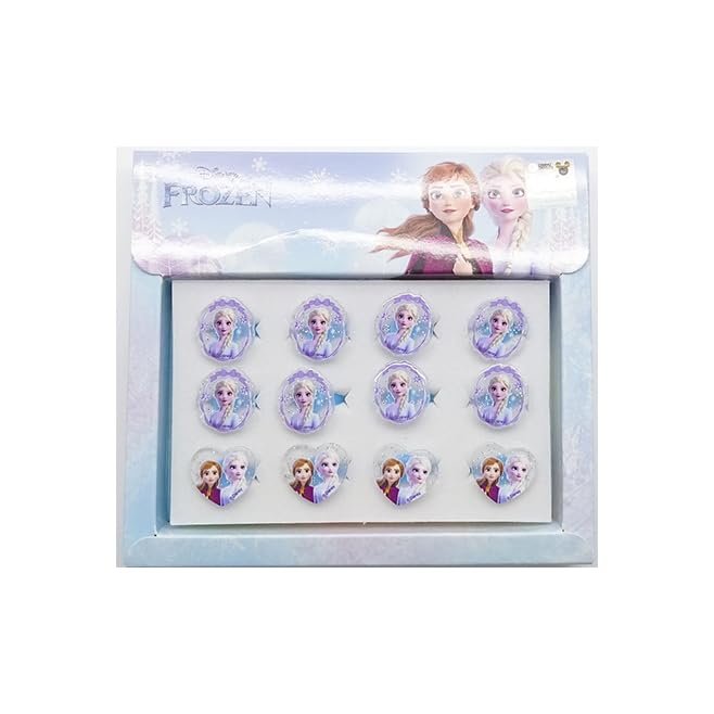 Colors Frozen 12P Plastic Ring 3 HZF2880