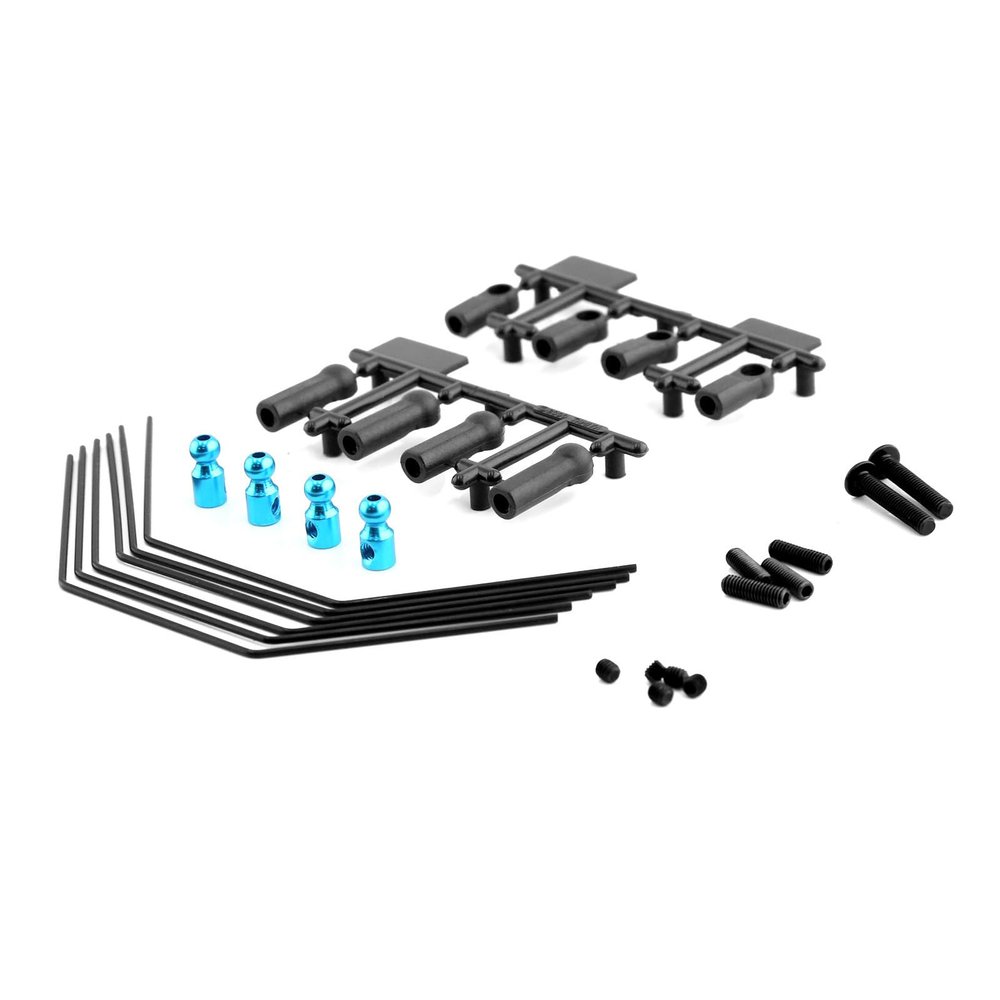 1/10 RC Car Sturdy Front & Rear Torsional Sway Bar Link Kit for Tamiya XV01 XV02#54514 1/10 RC Car