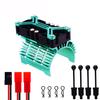 Mesimsple 4274 4068 Motor Fan & Body Clips for Arrma 1/7 1/8 RC Cars Felony Infration Limitless Kraton Outcast Notorious 6S Motor Heatsink 40mm 42mm Cooling Fan Upgrades Parts Green view 1