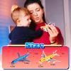 Bigefeixu 2 Pack Airplane Toys, Metal Plane Pull Back Airplane Toys for 3 4 5 6 Years Old Boys Girls, Die Cast Aircraft Plane Models, Kids' Play Vehicles Aeroplane Airplanes for Kids Birthday Gifts view 3