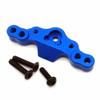 Aluminum Front Camber Block Front Upper Arm Tie Rod Mount Blue for Losi 1/18 Mini-T 2.0 Mini-B LOS214005 view 1