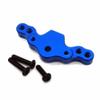 Aluminum Front Camber Block Front Upper Arm Tie Rod Mount Blue for Losi 1/18 Mini-T 2.0 Mini-B LOS214005 view 2