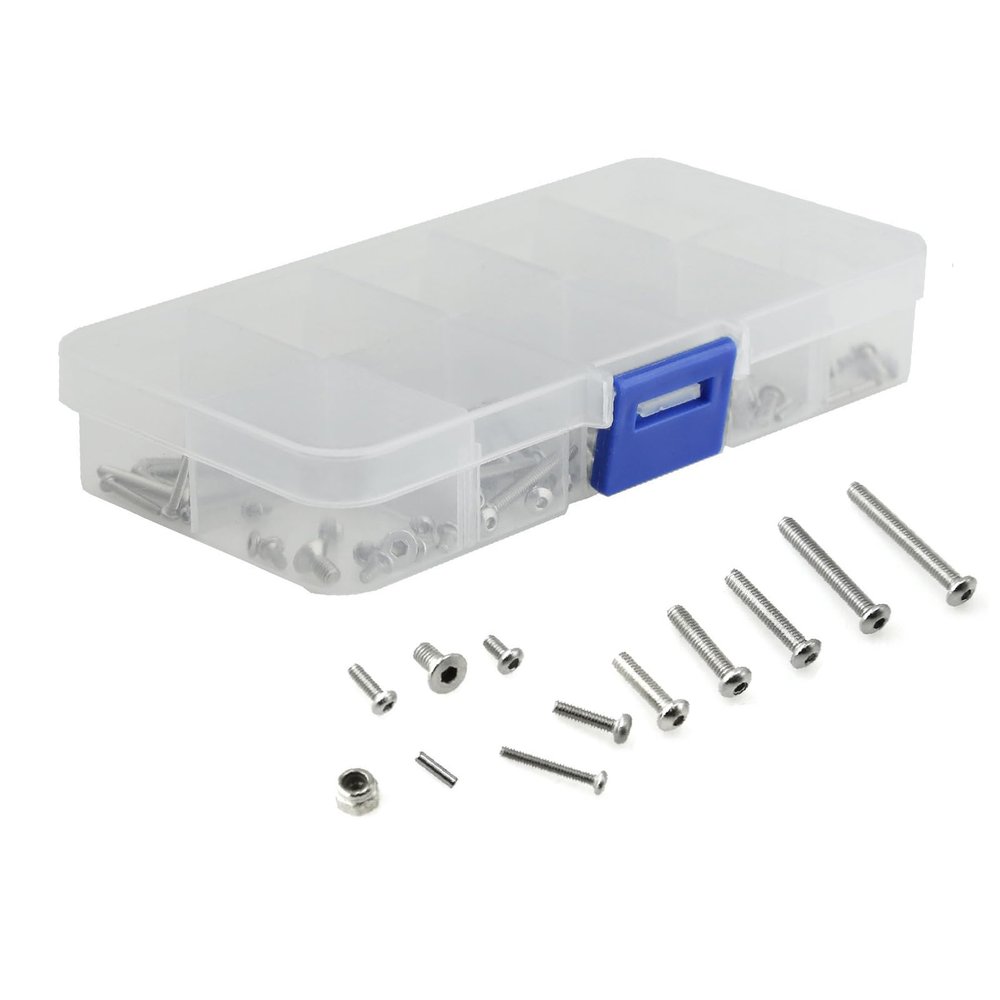 MOUDOAUER Metal Hard Screw Set for TRX4M 1/18 RC Crawler, M1.6 M2 M2.5