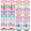 ZHLISHQINJJ 100 Pcs Friendship Bracelets for Women Bead Colorful Surfer Heishi Bracelet Set , Cute Clay Beaded Bulk Bracelets Stretch bracelets Clay for Women Stackable Bohemian Summer Beach Party, Valentine's Day, Birthday Gifts view 1