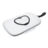 PHENOFICE Portable Dispenser with Heart-Shaped Lid Reusable Wipe Holder for Home Travel Capacity Moisture-Sealing Design Safe Materials view 1
