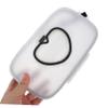 PHENOFICE Portable Dispenser with Heart-Shaped Lid Reusable Wipe Holder for Home Travel Capacity Moisture-Sealing Design Safe Materials view 4