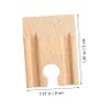 VICASKY 10pcs Wooden Train Track Accessories Expand Your Train Smooth Surface for Model view 3