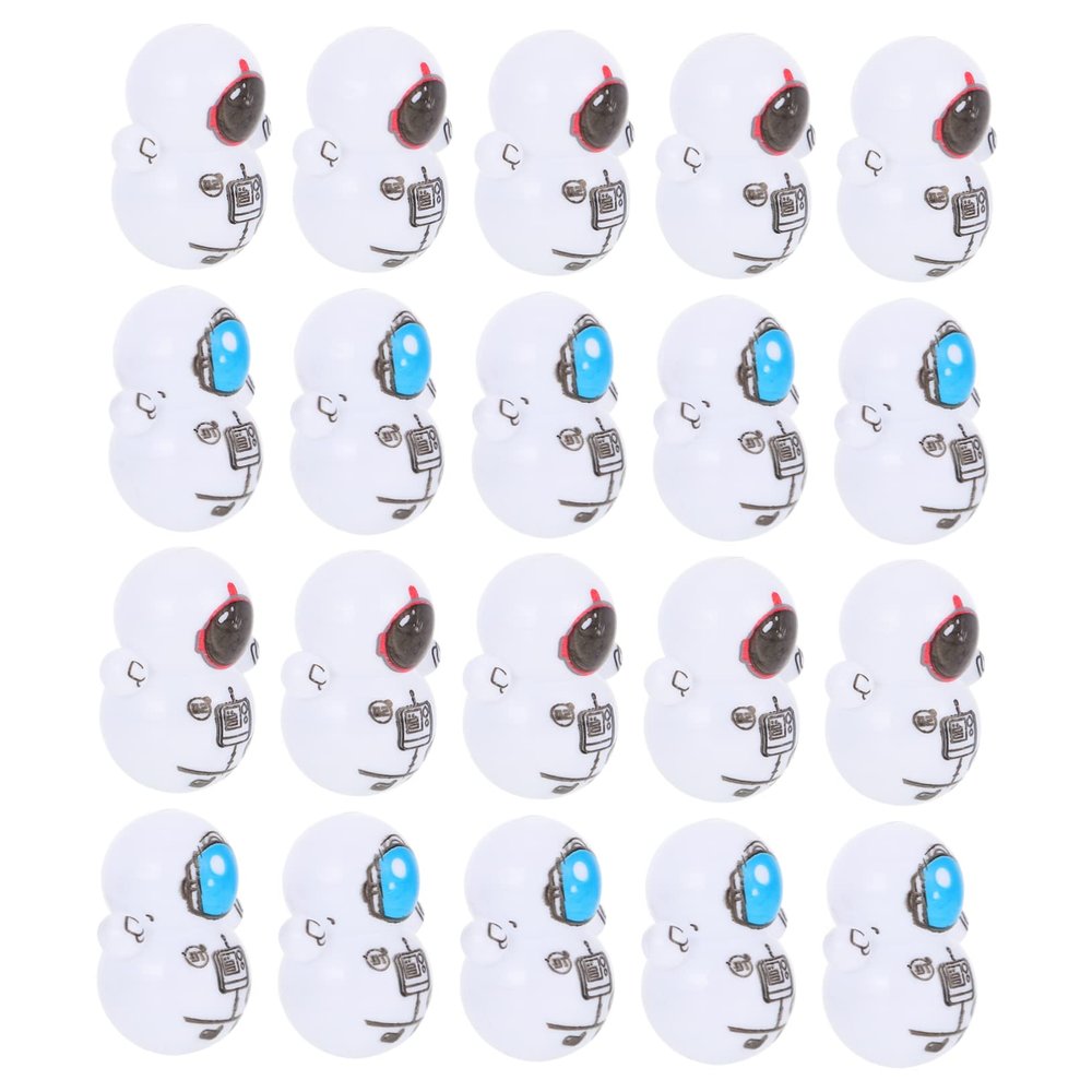 Ciieeo 30pcs Boys and Girls Wobbling Tumbler Toys Cute Astronaut Desktop Ornaments Charming Party Decorations for Boys and Girls Birthday and