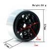 cvking RC Tires Compatible with Axial for SCX10 RR10 AX10 Wraith 90048 90018 KM2 4PCS 1.9 Inch Beadlock Wheel Rims & Rubber Tire for 1/10 RC Rock Crawler (Color : 4) view 4