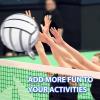 10 Pcs Volleyball Balloons 20 Inch Volleyball Pattern Foil Ballon for Volleyball Themed Birthday Party Suppiles Volleyball Game Day Decorations view 3