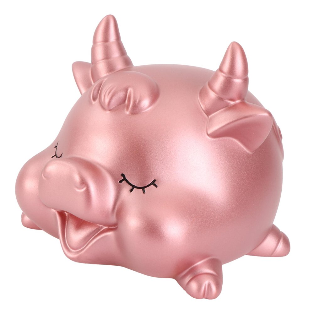 1pc Adorable Year of Ox Saving Pot Cute Craft Desktop Adornment for Year Celebrations for Home Decor and Saving Money Compact Capacity Style