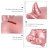 1pc Adorable Year of Ox Saving Pot Cute Craft Desktop Adornment for Year Celebrations for Home Decor and Saving Money Compact Capacity Style view 3