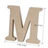 NUOBESTY Marquee Letters Wooden Wall Decor Alphabet Letter Craft Perfect for Nursery view 4