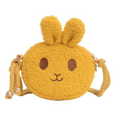 LIFKOME Cute Cartoon Rabbit Boy Girl Crossbody Bag Soft Durable Storage Pouch for Girls Lightweight Change Purse for Daily Use Parties and Shopping