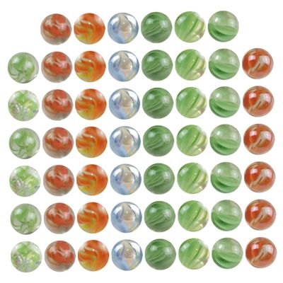 BESTonZON 100pcs Colored Glass Marbles for Boy Girl Fish Tank Decor Random Colors for Play and Decoration for Aquariums and Craft Projects