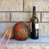 Red beaded Gourd shekere, rhythym music instrument, Latin percussion, gourd shaker, Gift for mom, Mother's day gifts view 4