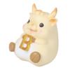 Abaodam Cattle Shape Coin Bank for Boy Girl Unbreakable Piggy Bank Gift Creative Desktop Decor for Saving Coins and Bills Cute Cow Design for Boy Girl and Teens view 1