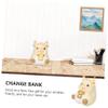 Abaodam Cattle Shape Coin Bank for Boy Girl Unbreakable Piggy Bank Gift Creative Desktop Decor for Saving Coins and Bills Cute Cow Design for Boy Girl and Teens view 2