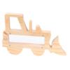 Abaodam Desktop Piggy Bank for Boys and Girls Birthday Wooden Savings Box Tractor Shovel Shape Safe view 1