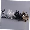 Abaodam Ceramic Piggy Bank Dog Shape Coin Bank for Boys and Girls Money Pot Decorative Money Decor Cartoon Saving Pot view 3
