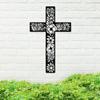 Christian Cross Sign, Metal Cross Sign, Metal Christian Sign, First Communion Gift, Home Decor, Christian Welcome Sign, Christian Gift view 1