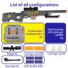 AGM MASTECH AWM Foam Dart Blaster, Shell Ejecting Model with Scope, Metal Components, Foldable Stock, 40 Darts, 20 Shells. Tactical CS Game Prop for Teens 14+ and Adults (Gold) view 4