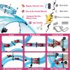 Slot Car Race Track Sets Electric Remote Control Car for Kids Rechargable Electric Racing Game with Hand Controllers Circular Overpass Track Birthday Toys for Boys Kids 6 7 8-12 view 4