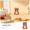 WOONEKY Dragon Piggy Bank Resin for Money Storage for Boys and Girls Unique Cartoon Ornament for Chinese Year view 3