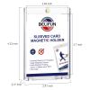 20-Pack One Touch Sleeved-Card Magnetic-Holders - 35PT Trading Card Holders, UV Protection Clear Acrylic Card Cases, Magnet Case Protectors for Game Cards, Baseball Cards, Sports Cards, Standard Cards view 2
