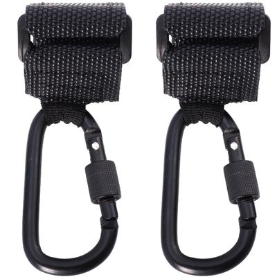 BESTonZON 2pcs Stroller Hooks Non- Pram Hangers for Diaper Bags Lightweight Holders for Strollers Maximum Load for Parents The Go