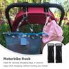 BESTonZON 2pcs Stroller Hooks Non- Pram Hangers for Diaper Bags Lightweight Holders for Strollers Maximum Load for Parents The Go view 4