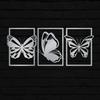 Metal Butterfly Sign, Metal Nature Sign, Housewarming Gift, Wedding Gift, Metal Sign, Metal Gift, Home Decor, Backyard Sign, Metal Wall Art view 3