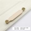 ACLDOYYV 128mm Leather Kitchen Handles Nordic Drawer Cabinet Knobs and Wardrobe Handles Furniture Door Pulls Hardware 1Pcs (Color : 10) view 2