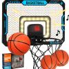 BATURU Over The Door Basketball Hoop for Kids  Indoor Basketball Toy with LED Scoreboard, Lights & Sound, Easy to Hang  Fun Gifts for Boys Ages 610 view 1