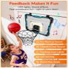 BATURU Over The Door Basketball Hoop for Kids  Indoor Basketball Toy with LED Scoreboard, Lights & Sound, Easy to Hang  Fun Gifts for Boys Ages 610 view 4