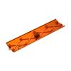 High End Aluminum 7075 Alloy Center Skidplate for Traxxas 1/8 4WD Maxx Slash 6S Brushless Short Course Truck 102076-4 Upgrades - Orange view 2