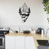 Metal Mountain Landscape Sign, Landscape Metal Sign, Metal Mountain Landscape Sign, Landscape Sign, Home Decor, Backyard Sign view 3