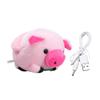 Hemoton Electric Plush Music Doll USB Charging Jumping Toy Songs Recording Feature Interactive Singing Plush Pig for Boys and Girls Christmas view 1
