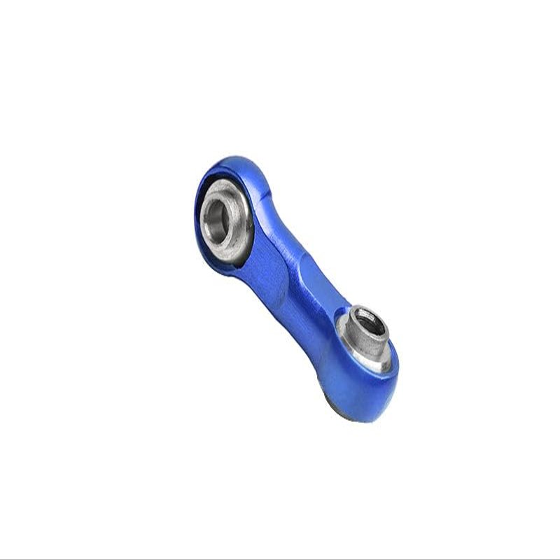 Aluminum 7075 Alloy Steering Drag Link for Arrma 1/18 Granite GROM MEGA 380 Brushed 4X4 Monster Truck ARA2102 Upgrade Parts - Blue