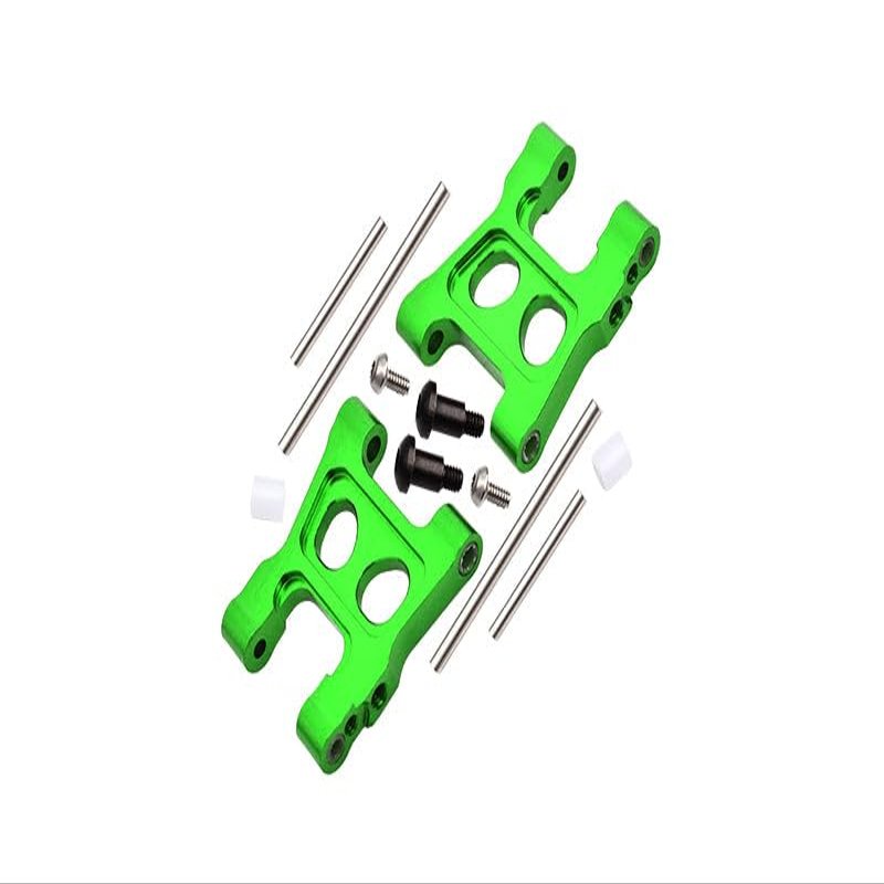 Aluminum 7075 Alloy Front Or Rear Lower Suspension Arms for Traxxas 1/18 4WD LaTrax Rally 75054 Upgrade Parts - Green