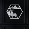 Metal Deer Sign, Deer Metal Sign, Metal Wall Art, Housewarming Gift, Home Decor, Backyard Sign, Wedding Gift, Metal Nature Sign view 2