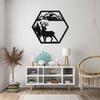 Metal Deer Sign, Deer Metal Sign, Metal Wall Art, Housewarming Gift, Home Decor, Backyard Sign, Wedding Gift, Metal Nature Sign view 3