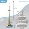 ArtorBricks CN Tower Model Building Kit  400-Piece Premium Architectural Set, Compatible with Major Brands, Detailed Landmark Replica for Collectors & Hobbyists (28 Tall, 6.9 Base) view 2