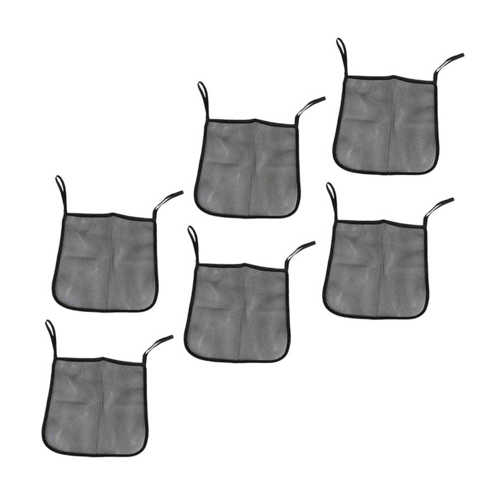BESTonZON 6pcs Stroller Toy Organizer Mesh Hanging Storage for Bathtubs Keeps Toys Accessible during Bath Outdoor Adventures
