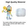 4 PCS PVZ Plant and Zombies Plush Zombies Sets 1 2 Stuffed Soft Toys Wizard Zombie, Sun Zombie, Red Boy Zombie, Sticker Zombie PVZ Figure Doll New view 2