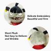 4 PCS PVZ Plant and Zombies Plush Zombies Sets 1 2 Stuffed Soft Toys Wizard Zombie, Sun Zombie, Red Boy Zombie, Sticker Zombie PVZ Figure Doll New view 4