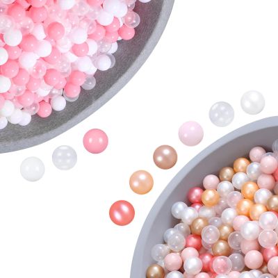 Heopeis Ball Pit Balls Play Balls - 200 Pieces Baby Soft Plastic Balls BPA&Phthalate Free Non-Toxic Crush Proof Play Balls for 1 2 3Years Old Toddlers Baby Kids Birthday Pool Tent Party